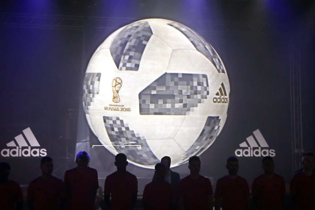 Fifa unveil the official match ball for the 2018 World Cup in Russia. Photos: EPA
