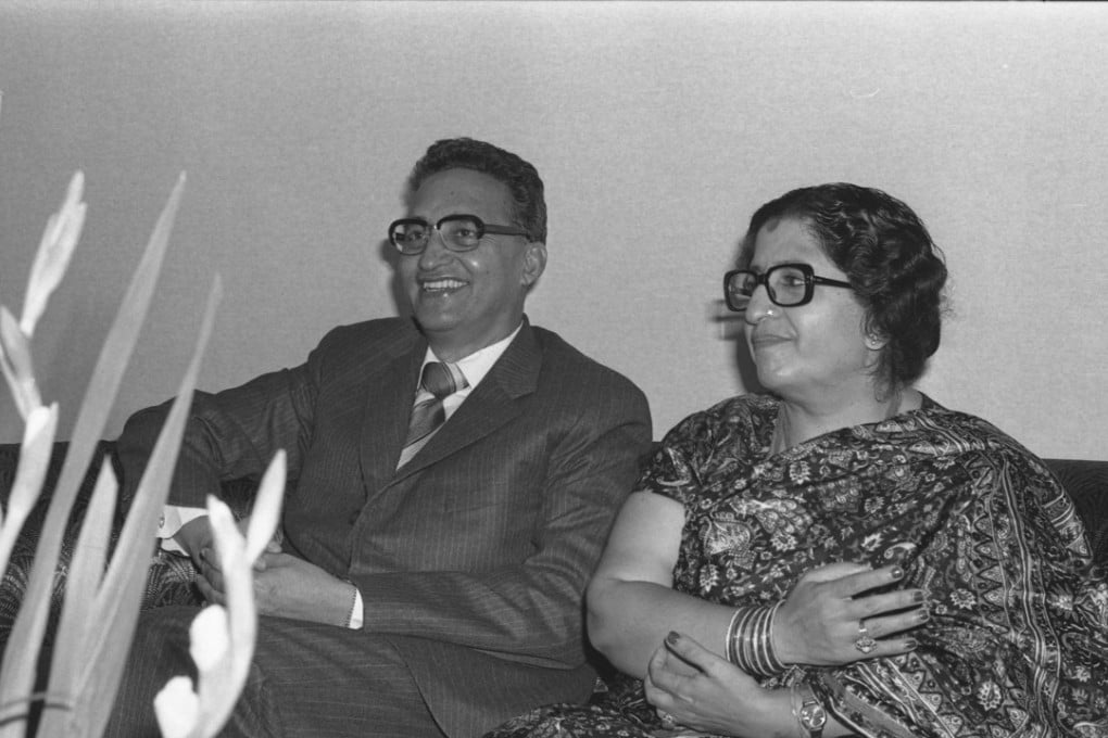 Prime Minister of Nepal, Kirti Nidhi Bista, with his wife Mrs Bista in 1978. Photo: P. Y. Tang
