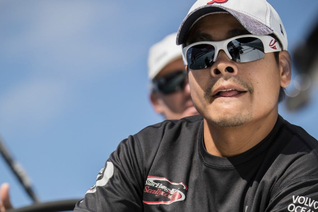 Hong Kong sailor Tiger Mok was left behind in Lisbon, as Team Sun Hung Kai/Scallywag trail in last place in the Volvo Ocean Race. Photo: Volvo Ocean Race