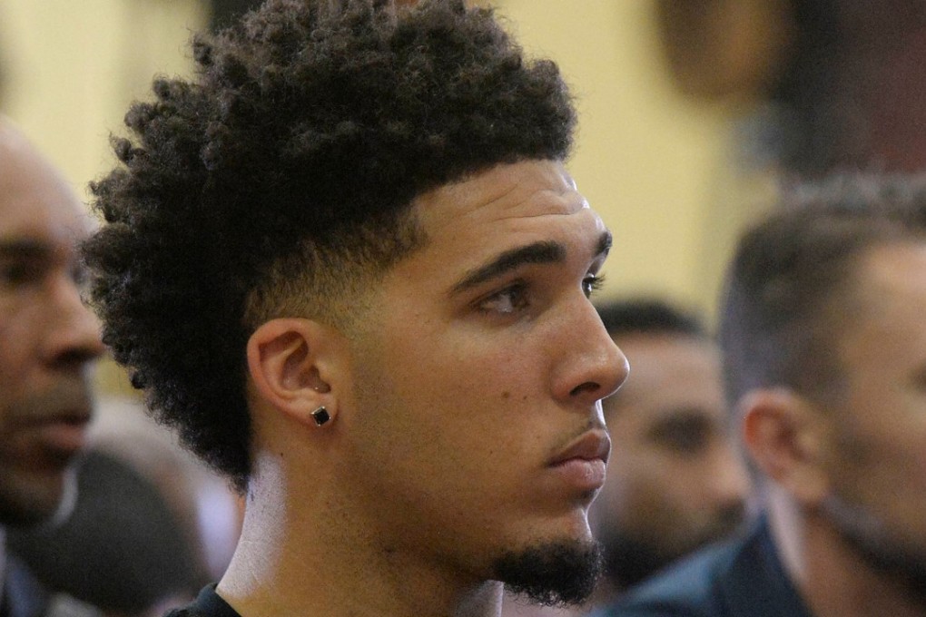 LiAngelo Ball, the brother Los Angeles Lakers player Lonzo Ball, remains in China. Photo: USA Today Sports