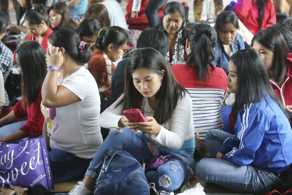 The Philippine Labour and Employment Department announced on Friday it would suspend new applications for overseas employment certificates. Photo: Dickson Lee