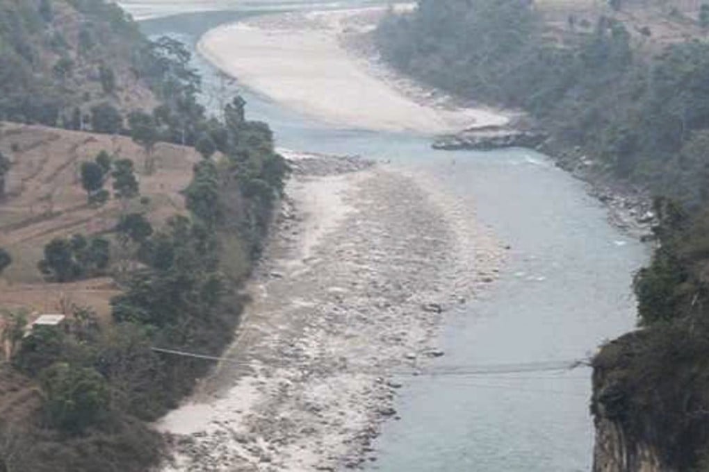 The proposed site of the Budhi Gandaki Hydroelectric project in Nepal. Photo: Handout