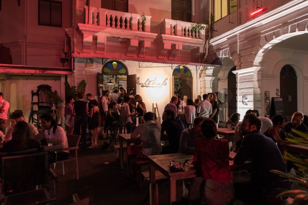 Kult Kafe is a Singapore neighbourhood bar with a gallery space.