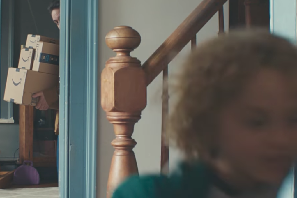 A screenshot from Amazon UK's "Toys & Games" commercial. Photo: Youtube/Amazon