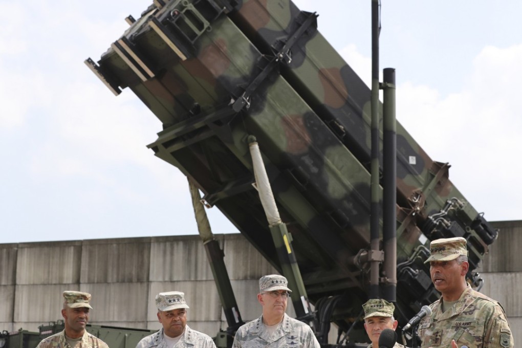 US forces officers with a missile defence system at Pyeongtaek, South Korea. Photo: AP