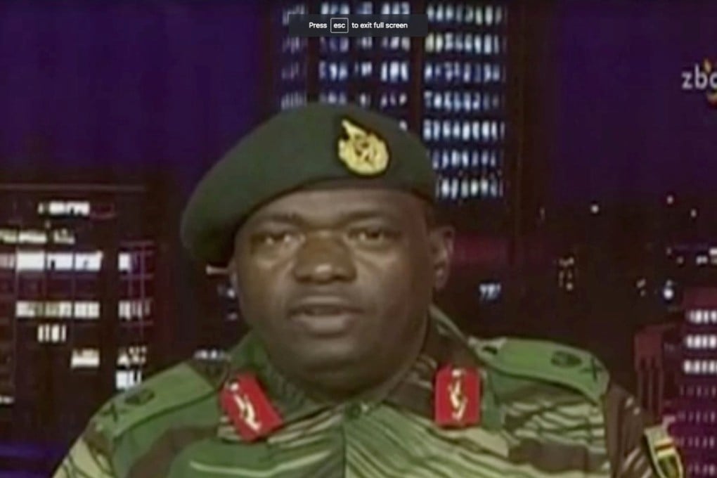 A statement read by Major General Sibusiso Moyo asserted that the action in Zimbabwe was only meant to target ‘criminals around’ leader Robert Mugabe. Photo: Reuters