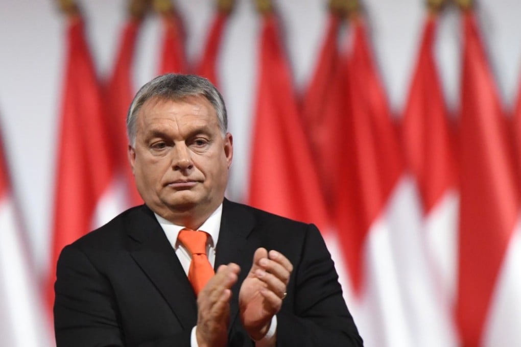 Hungarian Prime Minister Viktor Orban, where media outlets that are pro-government have tightened control of the media ahead of elections next year. Photo: AFP