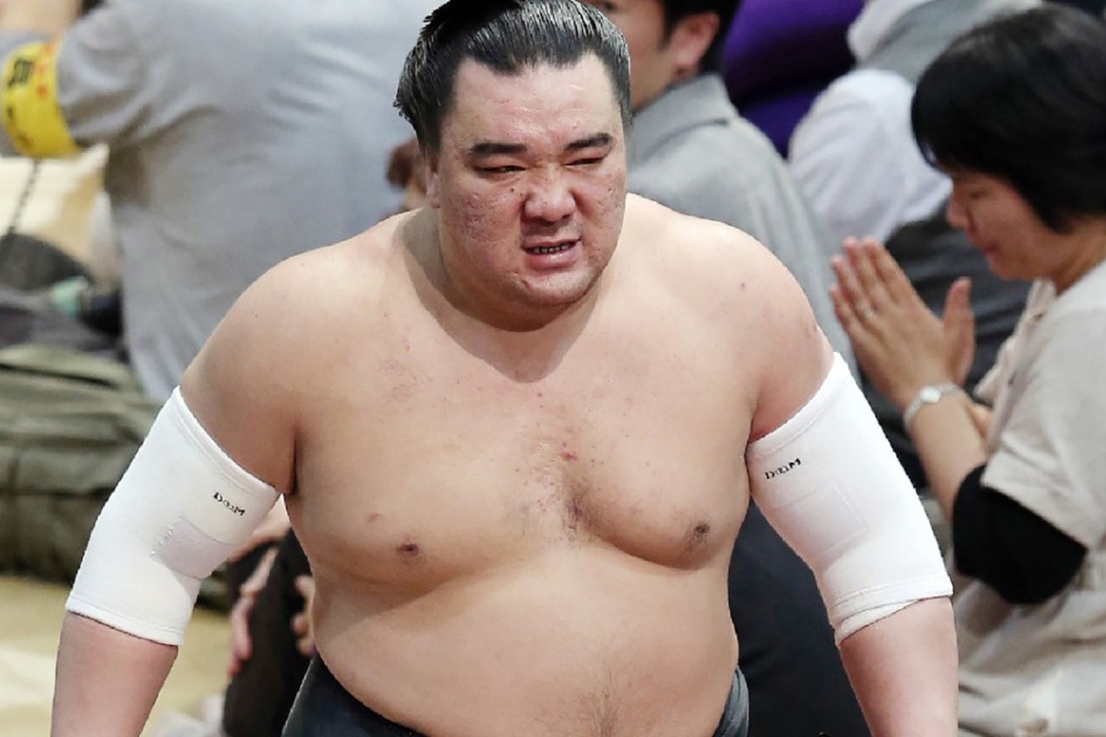 Bruiser: Harumafuji. Photo: Kyodo