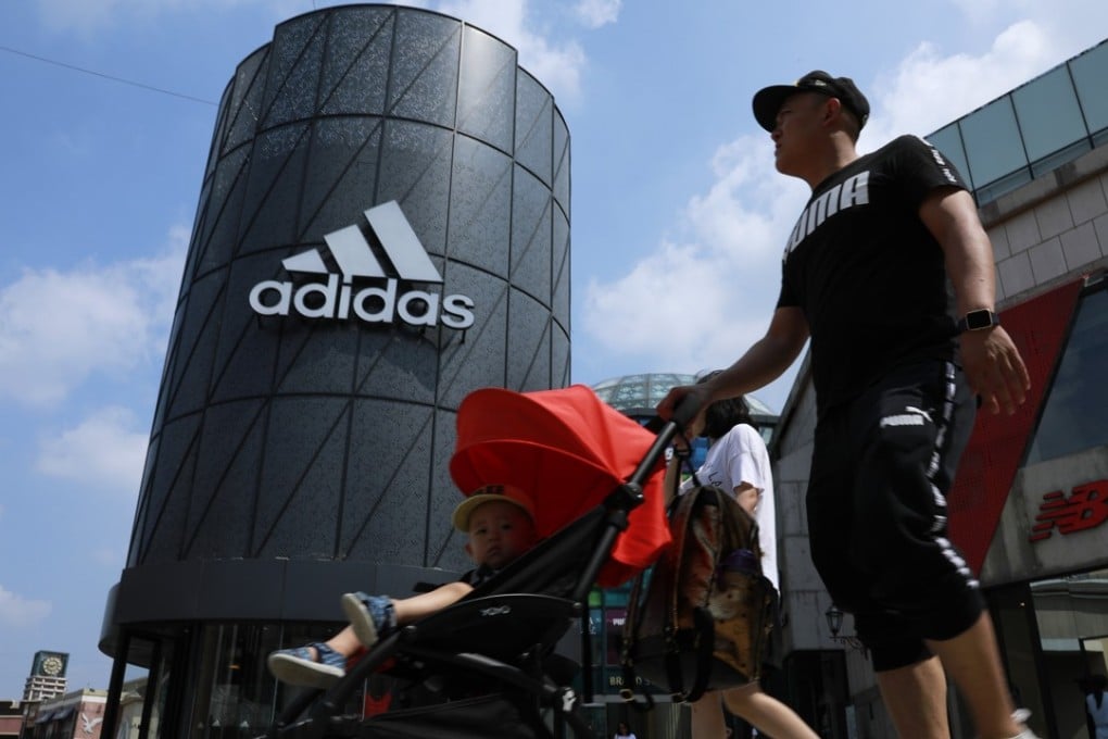 Adidas currently has 10,000 stores in China and plans to have 12,000 in place by 2020. Photo: EPA