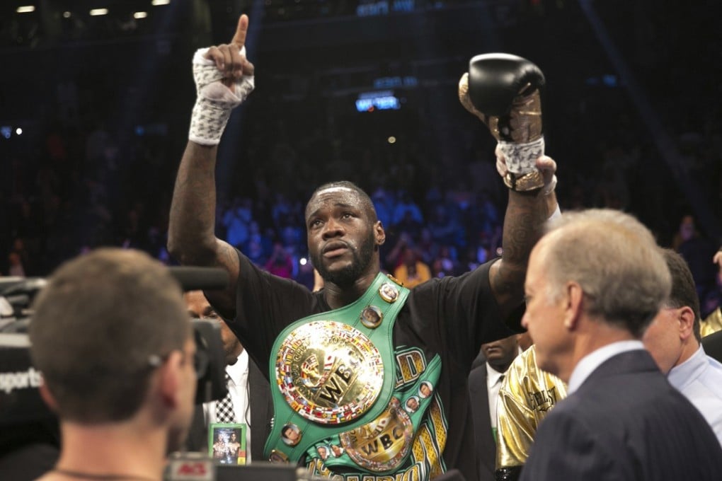 Deontay Wilder has again called for British heavyweight champion Anthony Joshua to face him. Photo: AP