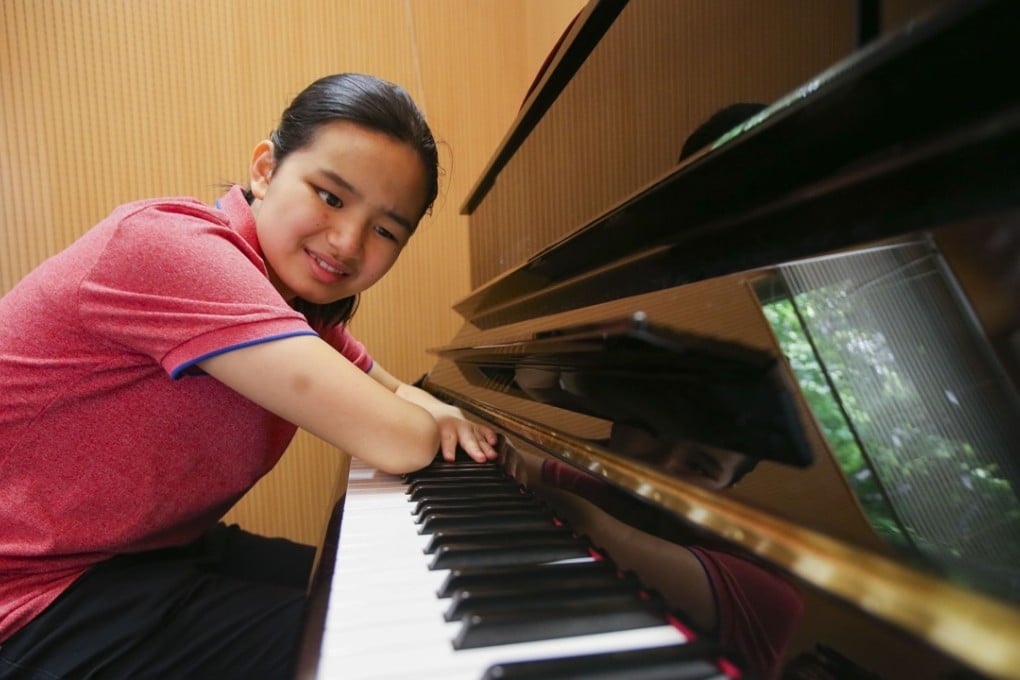 Michelle Siu at the Chinese University of Hong Kong in Sha Tin, where she studies music. Photo: David Wong