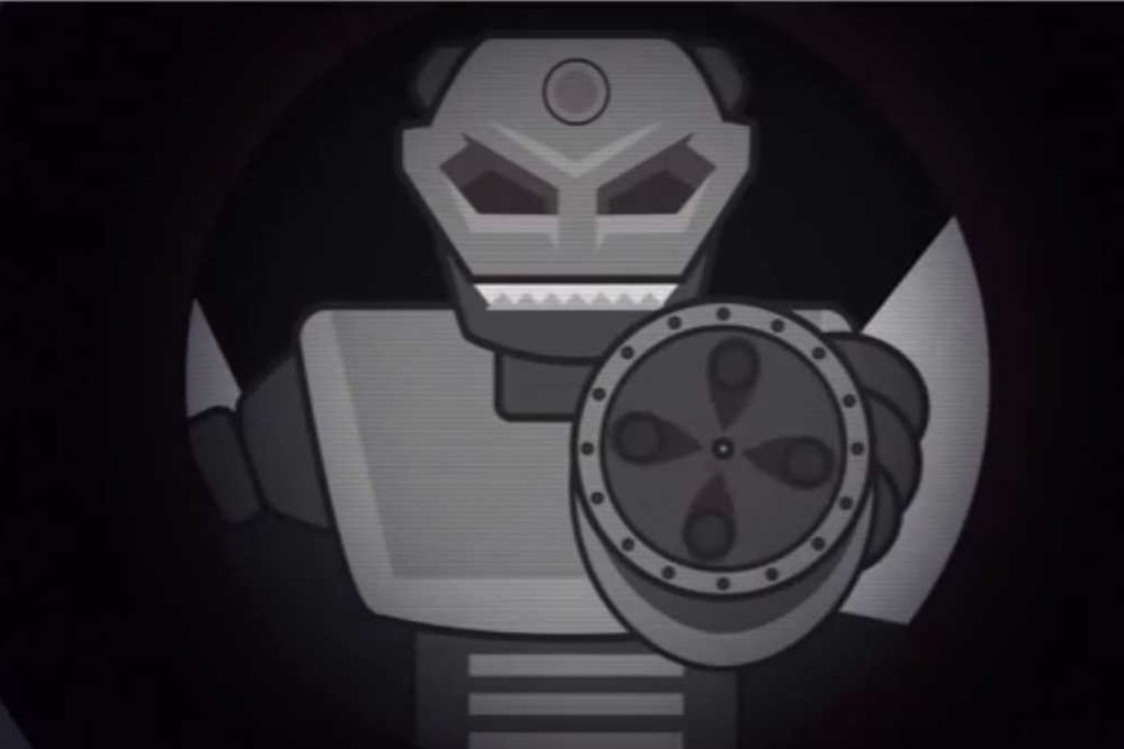 Frame from a video made by the Campaign to Stop Killer Robots. Image: YouTube/Stop Killer Robots