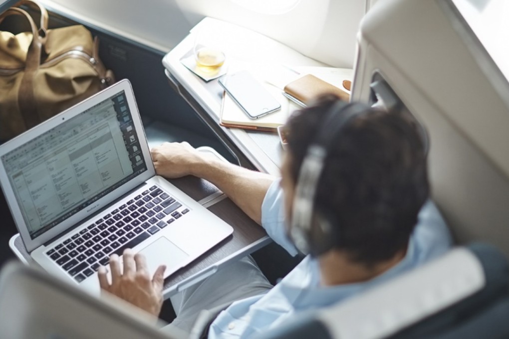 A business-class seat on Cathay Pacific Airways. Photo: Handout
