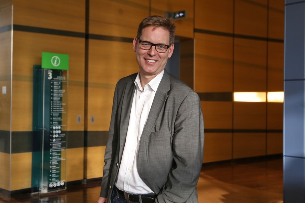 Josh Bottomley, global head of digital for HSBC, attends the INSEAD forum ‘Re-imagine Asia: the new digital frontier’, in Hong Kong on Saturday. Photo: Xiaomei Chen