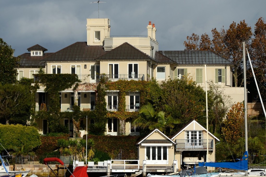 Altona, a luxury Sydney property, sold to a Chinese-born businessman in 2013 for US$54.3 million. A senior Australian central banker says that Chinese interest in Australian property is cooling as financing becomes harder to come by. Photo: AFP