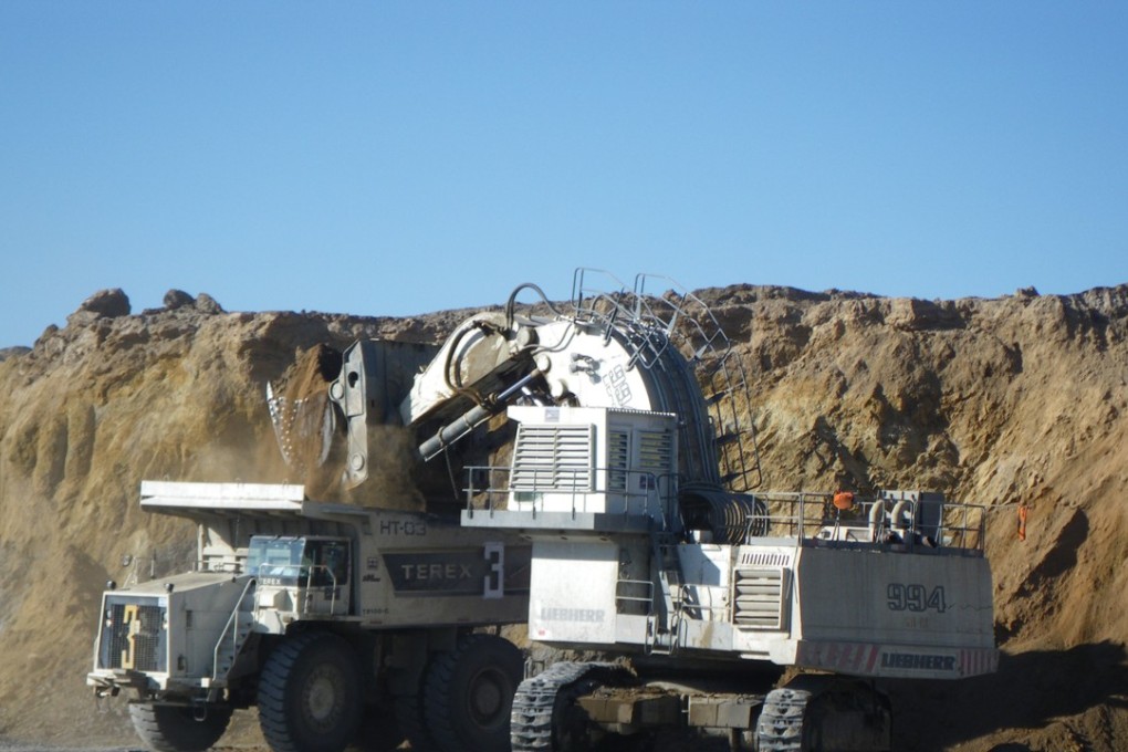 SouthGobi Resources’ coal mine in Mongolia. Photo: Eric Ng