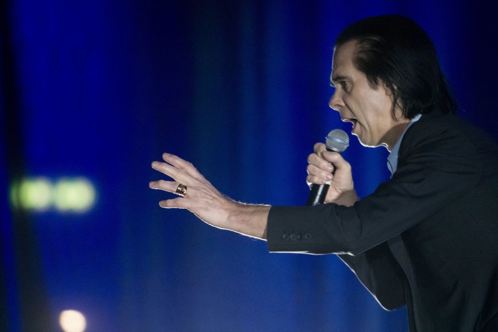 Australian musician Nick Cave performs with The Bad Seeds on stage during the concert at the Hallenstadion in Zurich, Switzerland, on November 12. Photo: AP