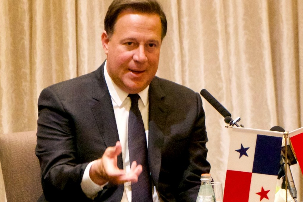Panamanian President Juan Carlos Varela says his country’s relations with Washington and Beijing are not mutually exclusive. Photo: Tom Wang