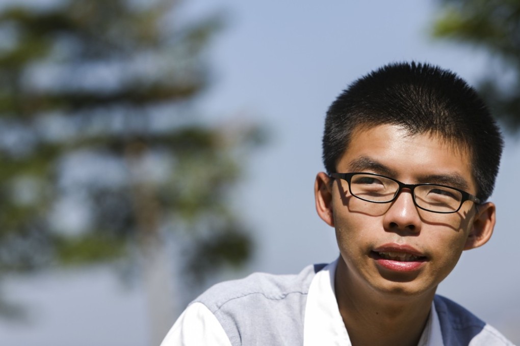 Joshua Wong has shown that he is politically naive. Photo: Sam Tsang