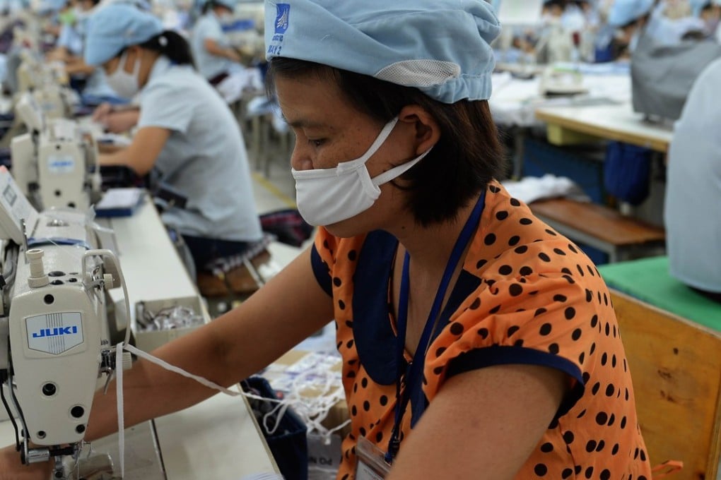 The garment industry is a major source of employment in Vietnam with the bulk of the clothes destined for export. Photo: AFP