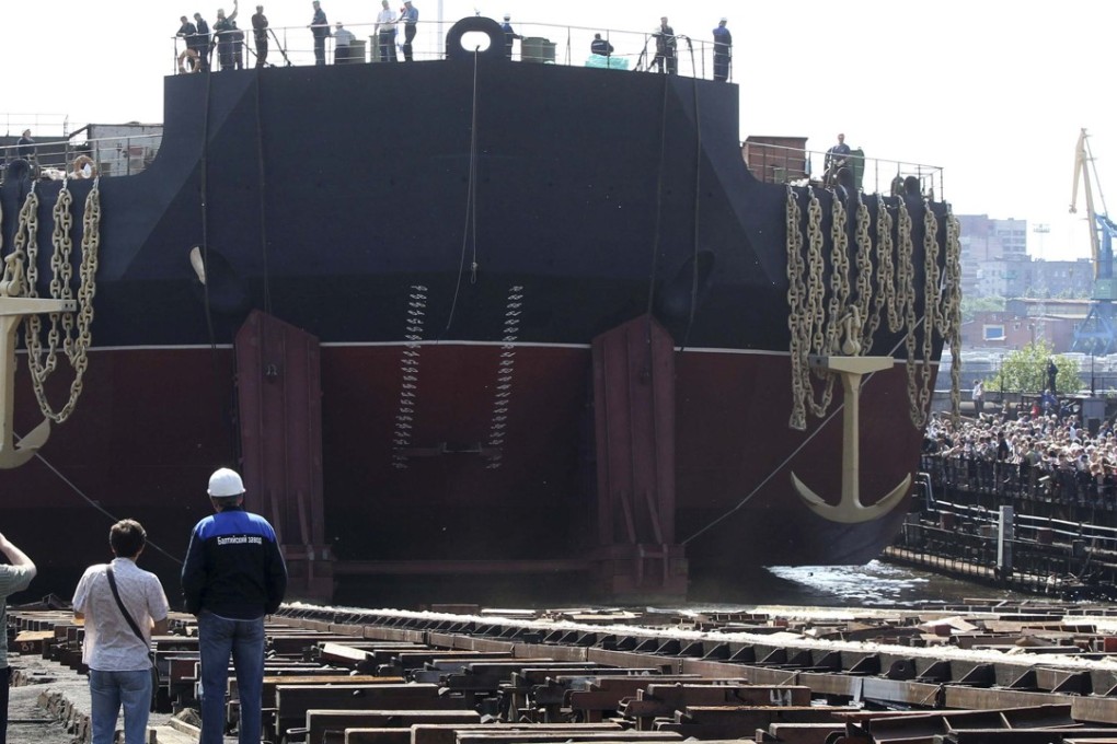 The Akademik Lomonosov, a floating nuclear power station. Russia confirmed high concentrations of a radioactive isotope on Monday, November 20, 2017. Photo: Reuters