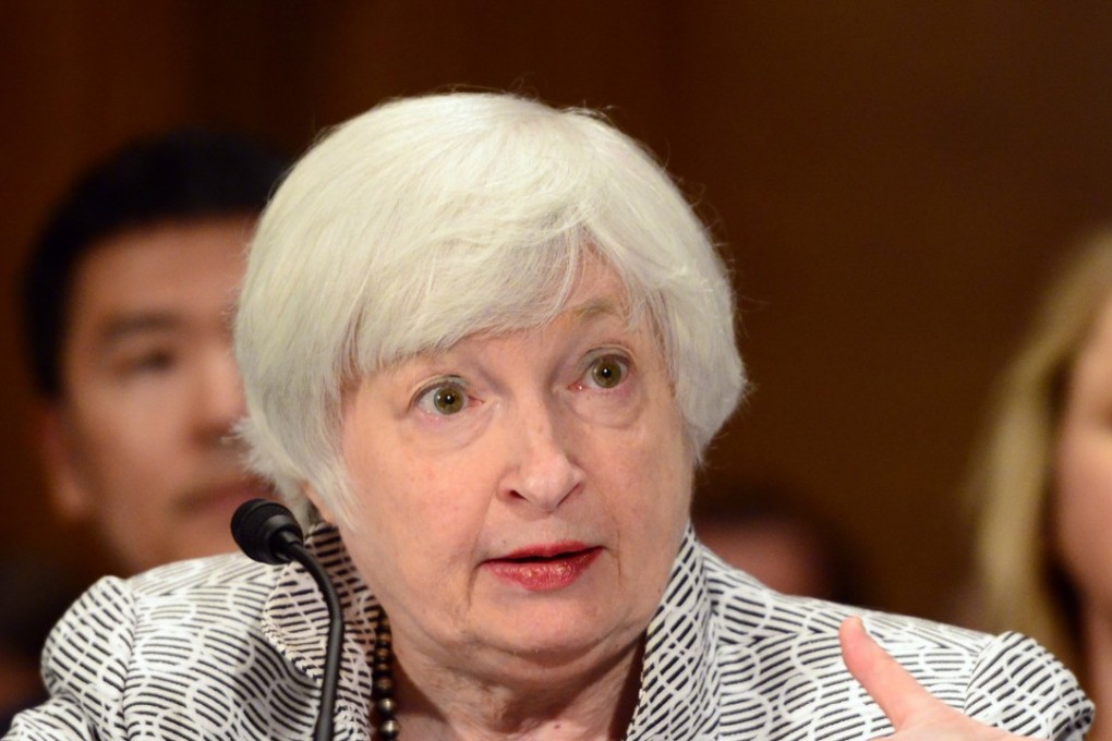 Federal Reserve chair Janet Yellen, who announced on Monday she is leaving the Fed when her successor is sworn in. Photo: Abaca Press/TNS