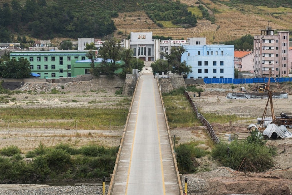 The Tumen bridge linking China and North Korea. China has opposed Washington’s sanctions on Chinese and North Korean companies doing business with Pyongyang. Photo: AP