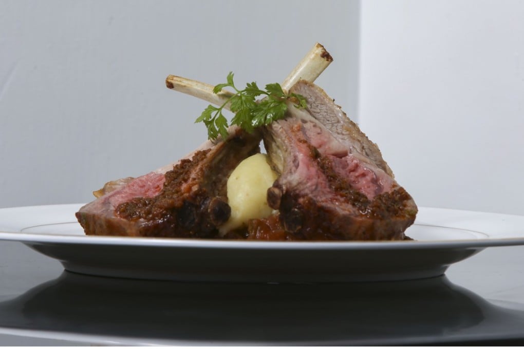 New Zealand lamb rack at Rare Restaurant in Central. Photo: Xiaomei Chen