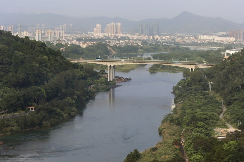 A dam in Heyuan city, Guangdong, in the upper middle stream of the Dongjiang. The bulk of Hong Kong’s water supply comes from this river. Photo: Dickson Lee