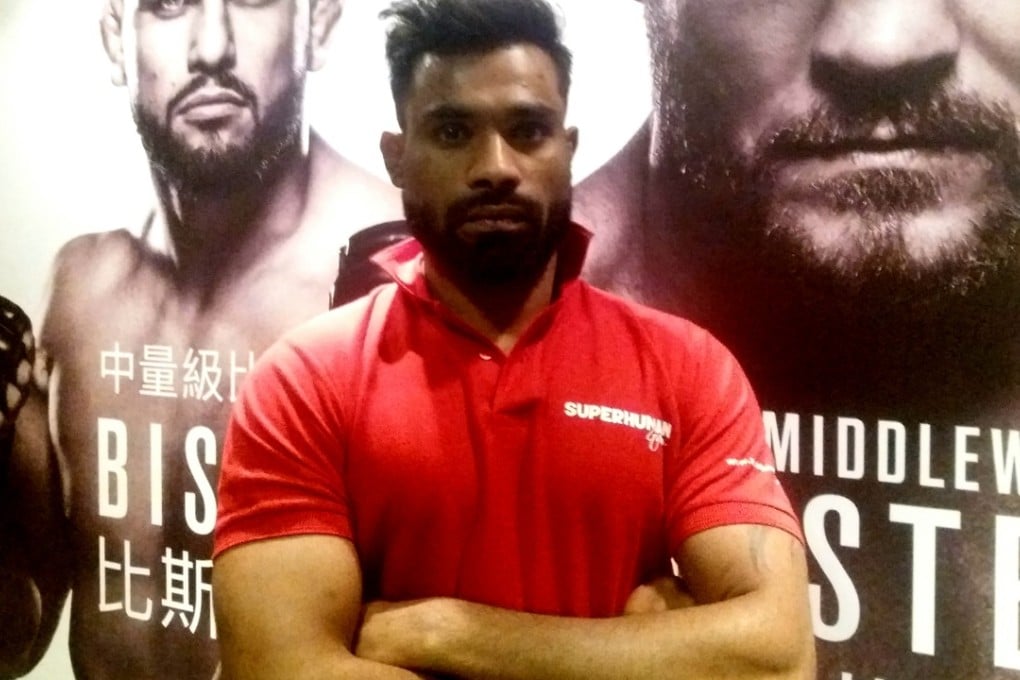 Bharat ‘Daring’ Khandare in Shanghai ahead of his UFC debut. Photo: Mathew Scott