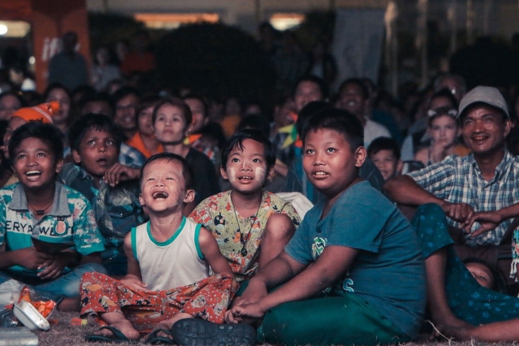 Audience members at the Memory! International Film Heritage Festival, in Yangon.
