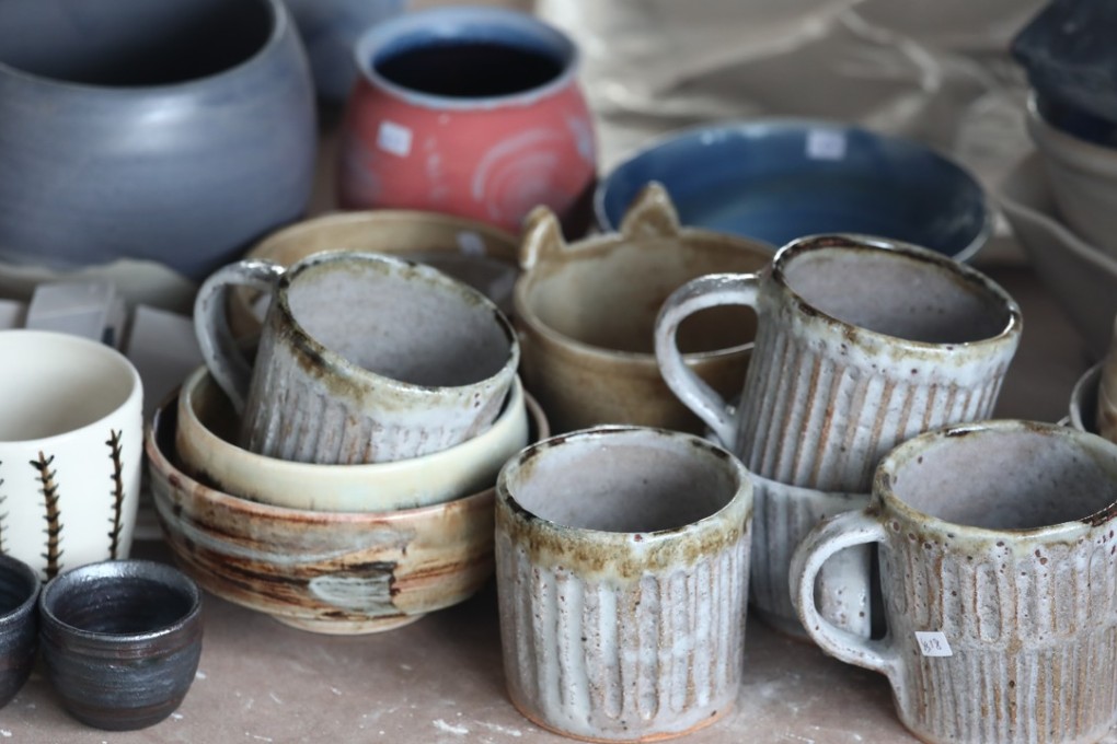 Pottery from Lump studio, Hong Kong. Pictures: Jonathan Wong