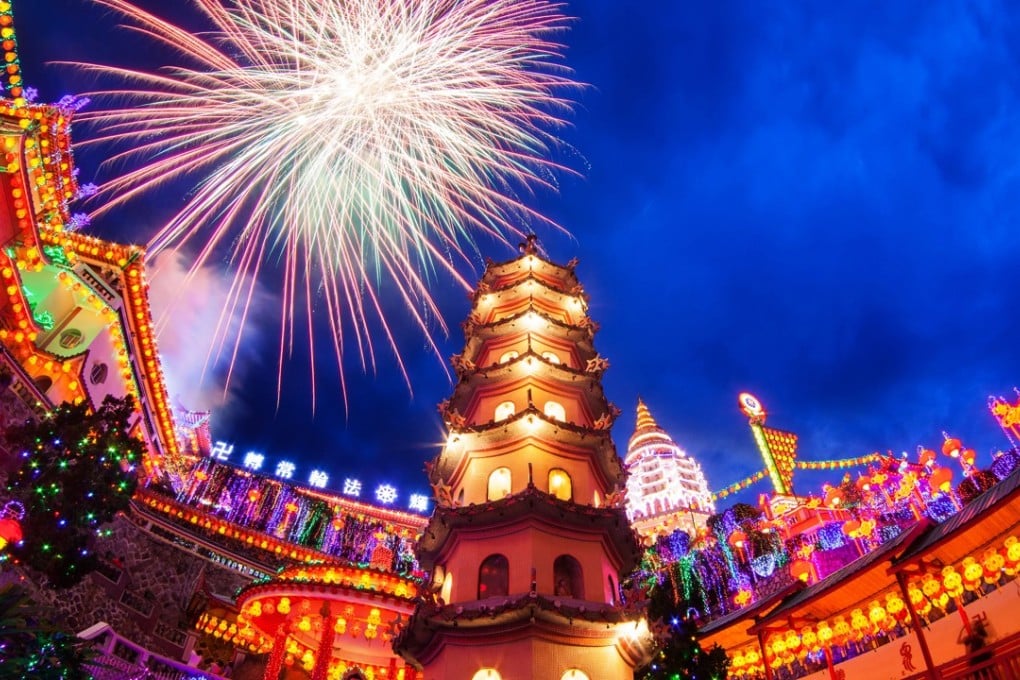 The fireworks that light up the sky in Penang, Malaysia, could also get your 2018 off to a bang. Photo: Shutterstock