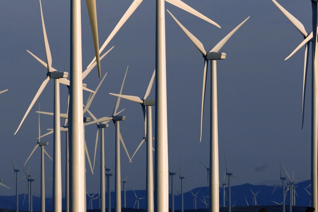 Climate Bonds Initiative certification is available for renewable energy projects including wind and solar. Photo: AP Photo