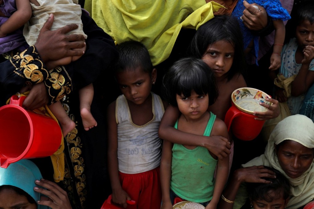 More than 600,000 refugees have fled across the border to Bangladesh. Photo: Reuters