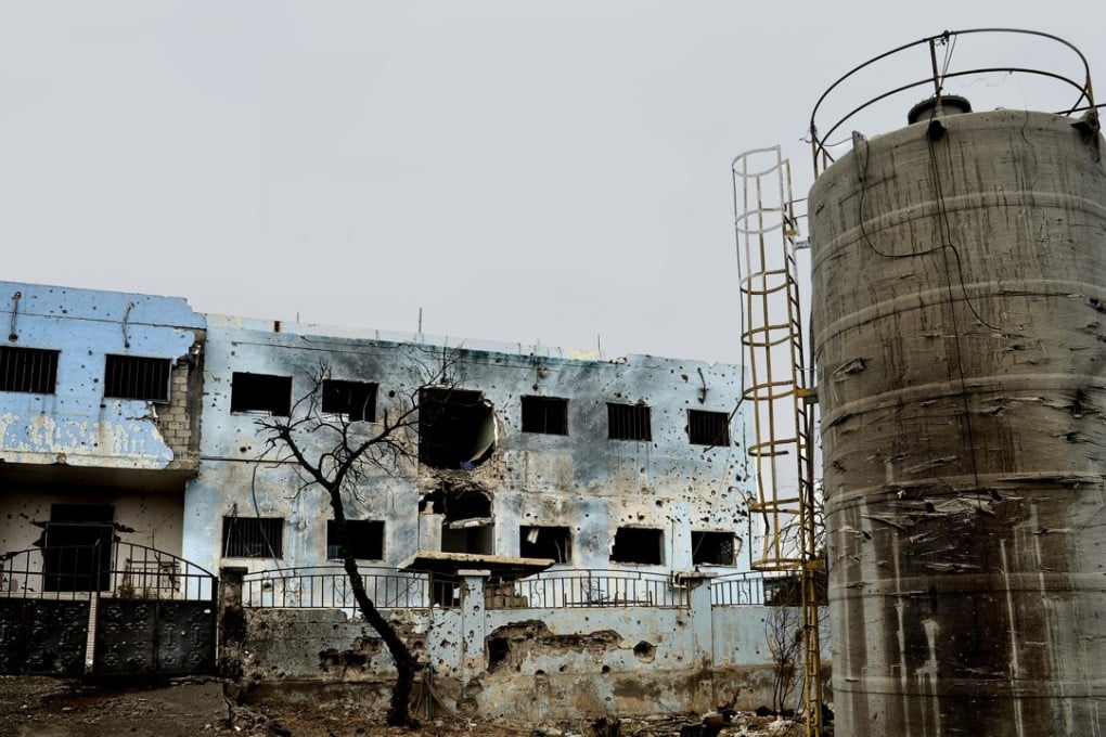 Extensive damage in the Syrian city of Al-Boukamal, which government forces recently recaptured from rebel fighters. Photo: EPA