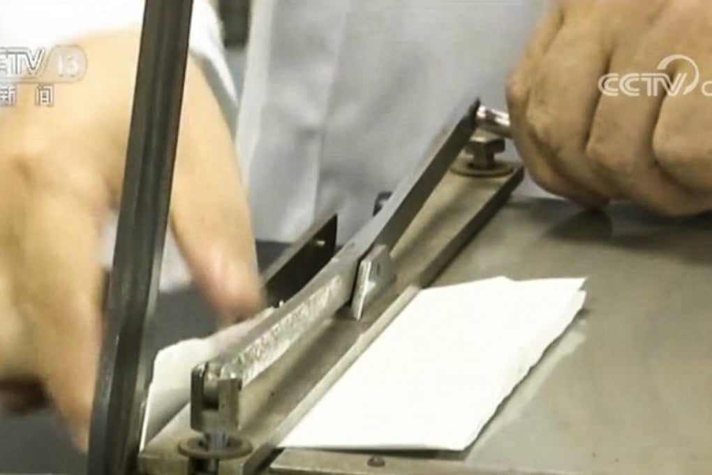 Tests found some of the paper tissues contained harmful substances. Photo: sina.com.cn