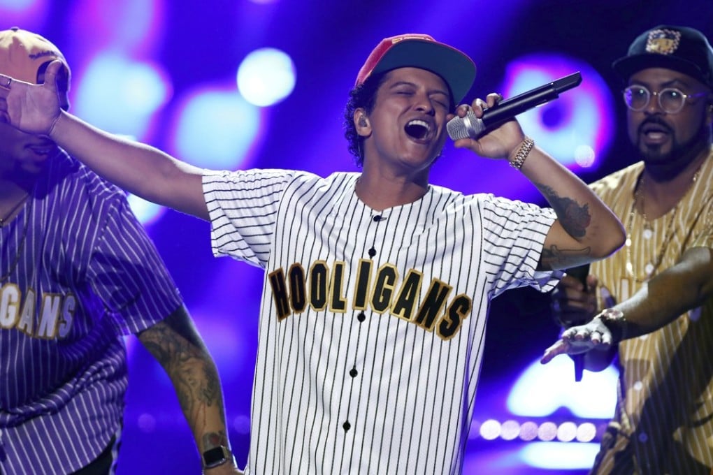 Bruno Mars performs in Los Angeles. Photo: Matt Sayles/Invision/AP