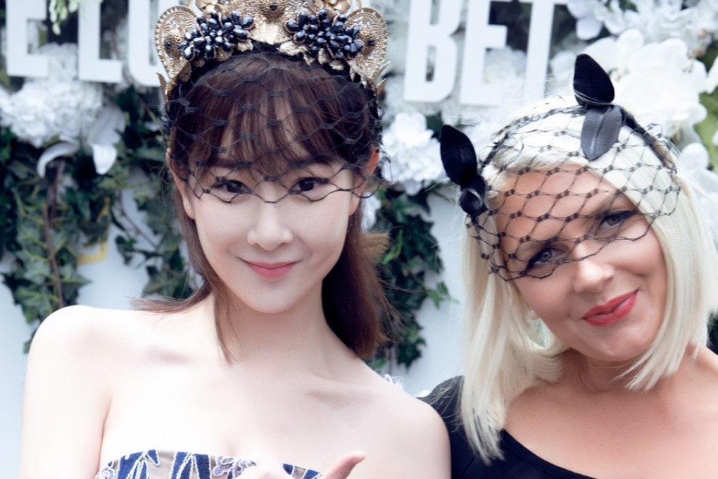 Chinese actress Zhang Meng and Elliatt founder and designer Katie Pratt at Melbourne’s Spring Racing Carnival.