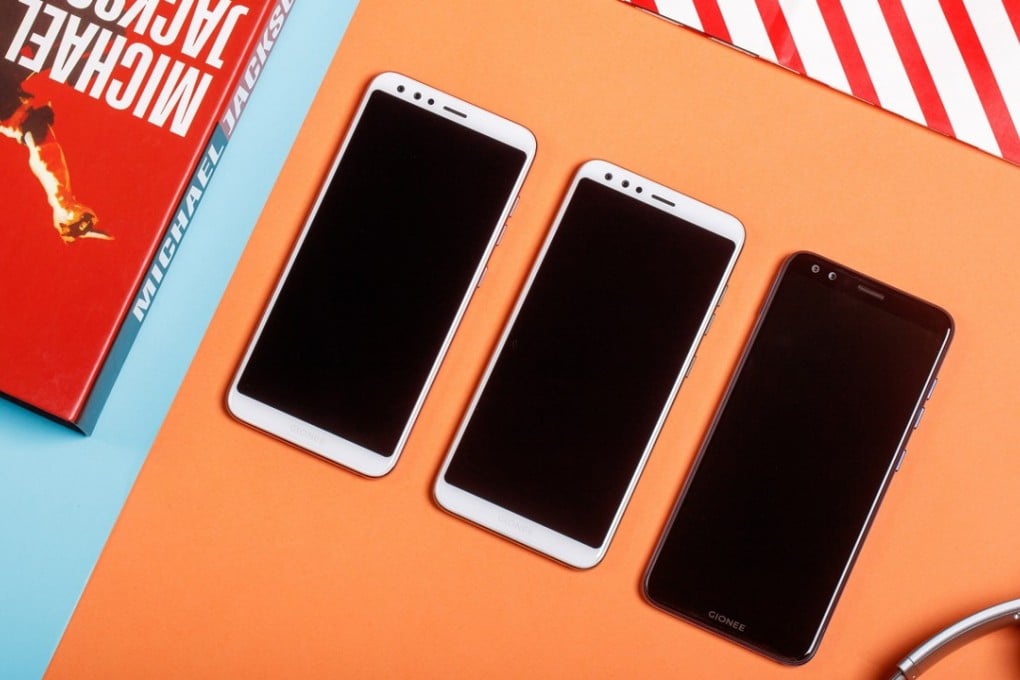 Gionee has released a family of full-screen smartphones that includes the S11, S11S and S11 Lite models, each of which costs a fraction of the price of Apple’s iPhone X. Photo: Handout