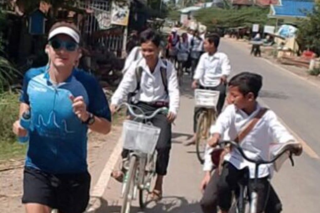 Matthew Pocock (pictured) is running 300km through Cambodia for charity. Photos: Handouts