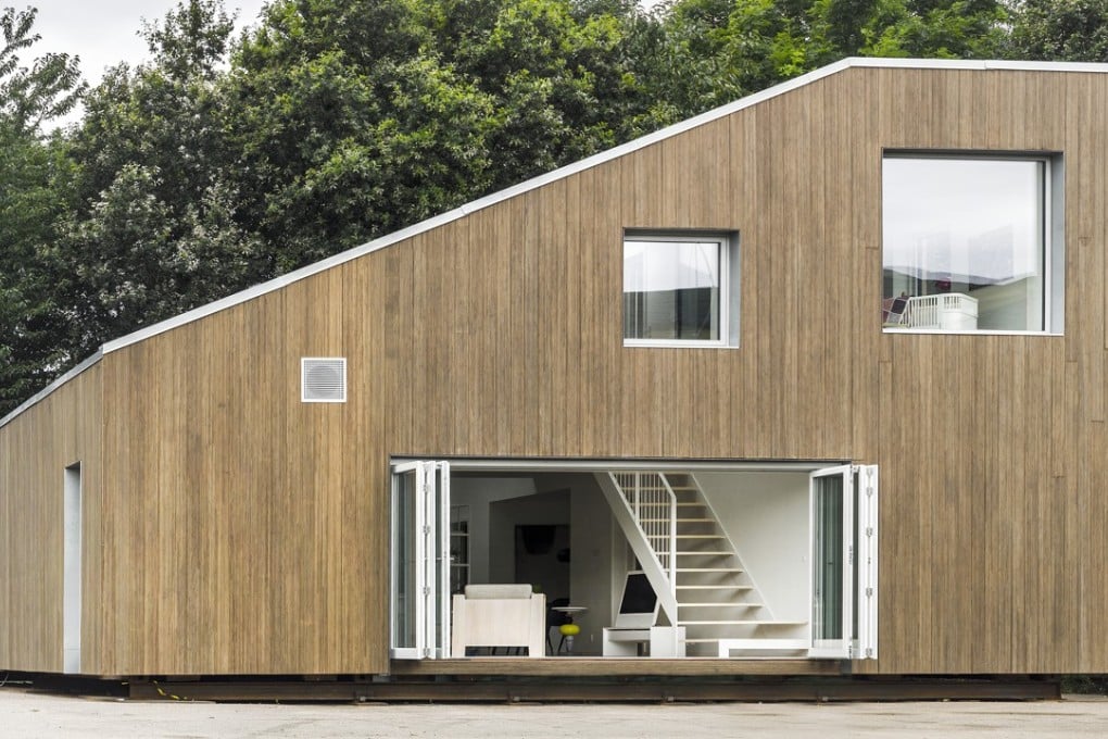 This sustainable container home in Wuxi, China, designed by Danish architect Mads Moller, is an example of what can be built – but not everyone agrees. Photo: Jens Markus Lindhe