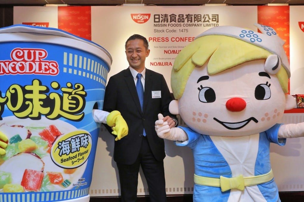 “We will be targeting younger consumers, who we believe have similar tastes in Hong Kong and the mainland,” says Kiyotaka Ando, executive director and chairman of Nissin Foods. Photo: Sam Tsang