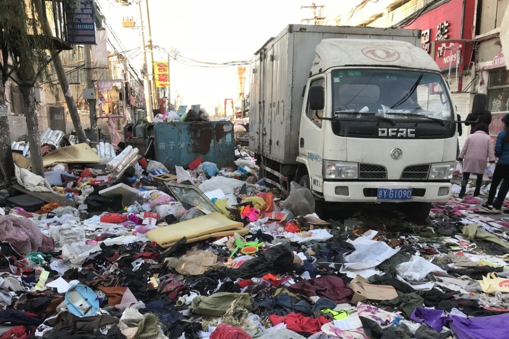 A view of the street where a fire killed 19 people in Beijing. The tragedy has sharply accelerated Beijing’s drive to move migrant workers out of the city as it tries to cap population growth. Photo: Simon Song
