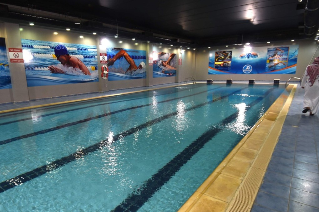 The swimming pool at the Mohammed bin Nayef Counselling and Care Centre, a rehab centre for jihadists, in the Saudi capital Riyadh. Photo: Agence France-Presse