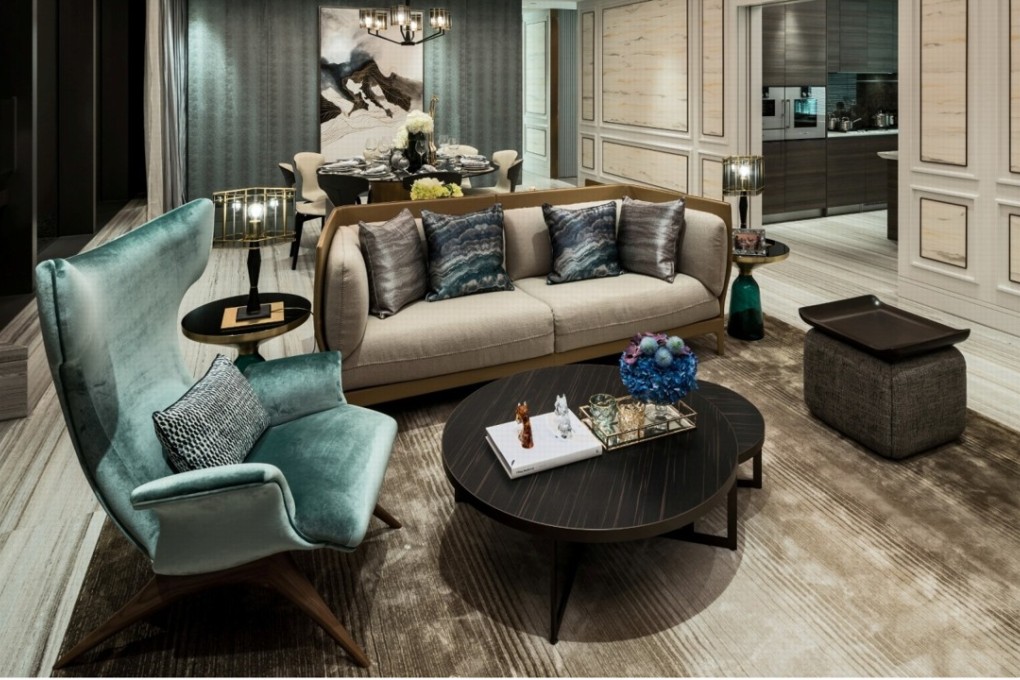 Living room at La Cresta by HKR International