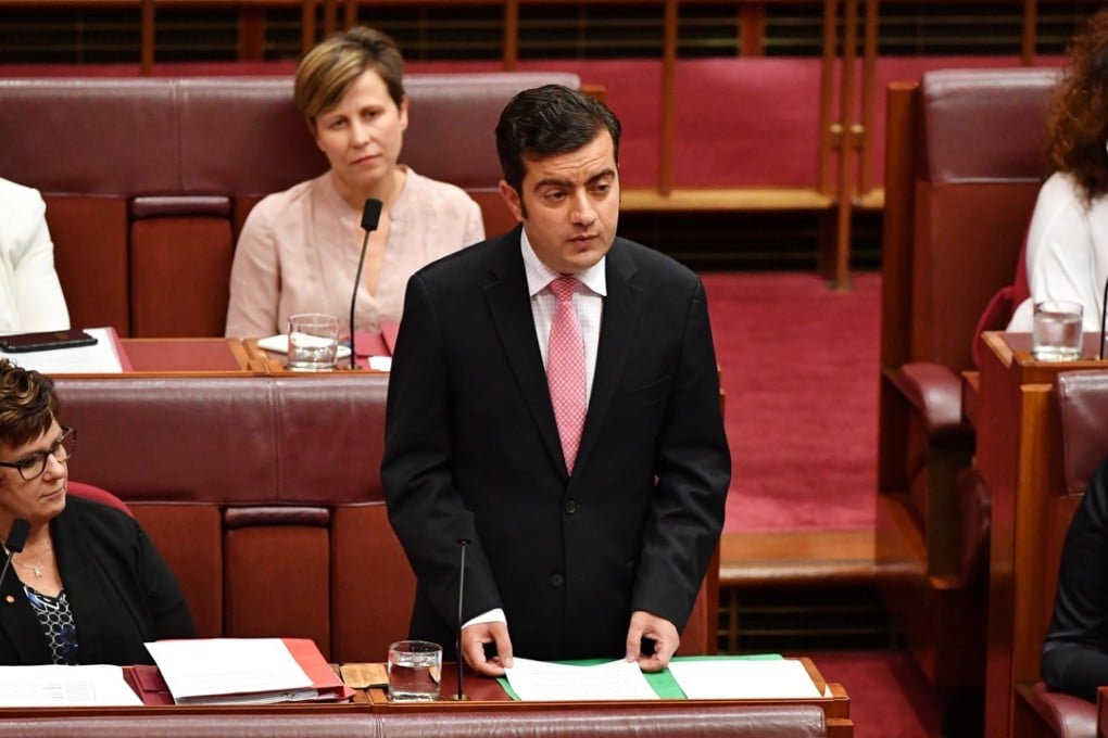 Labor Senator Sam Dastyari at Parliament House in Canberra. Photo: EPA