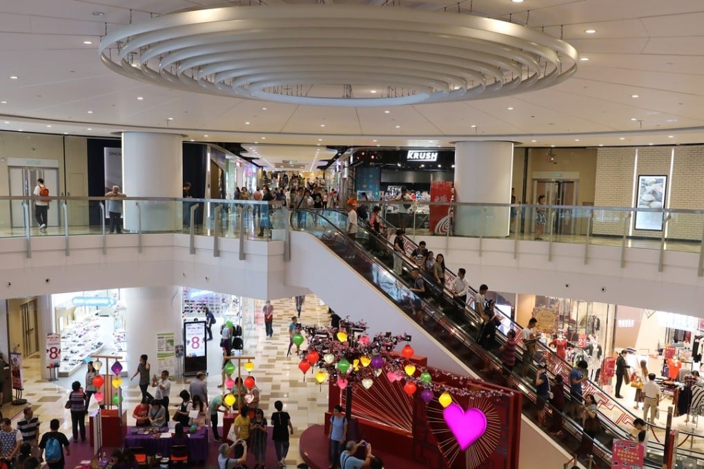 Interior of Temple Mall, a shopping centre managed by Link Reit, in Wong Tai Sin. Photo: Sam Tsang