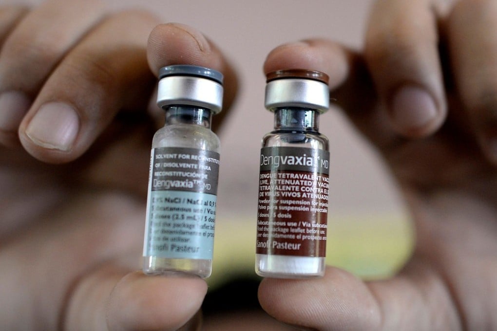 The Dengvaxia vaccine, developed by French medical giant Sanofi. Photo: AFP