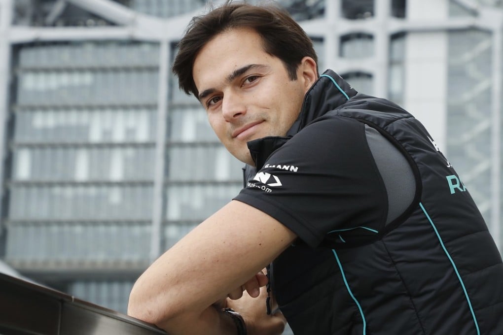 Nelson Piquet Jnr poses for a picture at the Mandarin Oriental in Central. Photo: Edward Wong